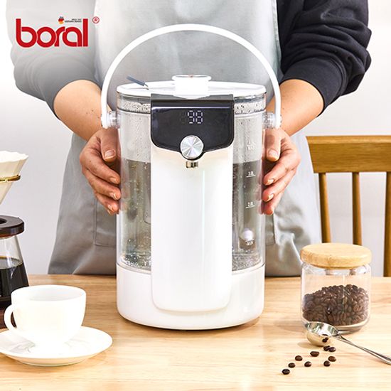 보랄 스마트 대용량 4L 글라스 보온 포트 BR-A40L