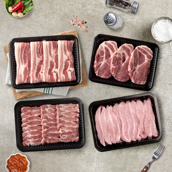 삼겹살 300g+목살 300g+항정살 300g+가브리살 300g