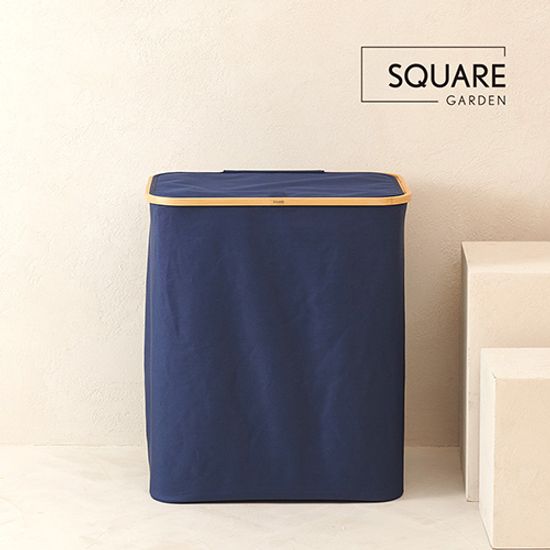 스퀘어가든 퓨어 네이비 140L 대용량  빨래바구니