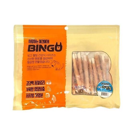 애견간식 빙고 우피 치킨껌 400g 1팩(WD90214)