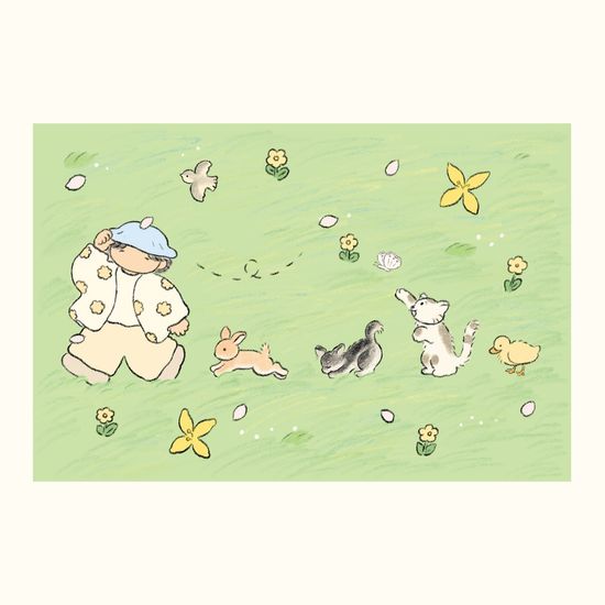산들걸음 엽서
