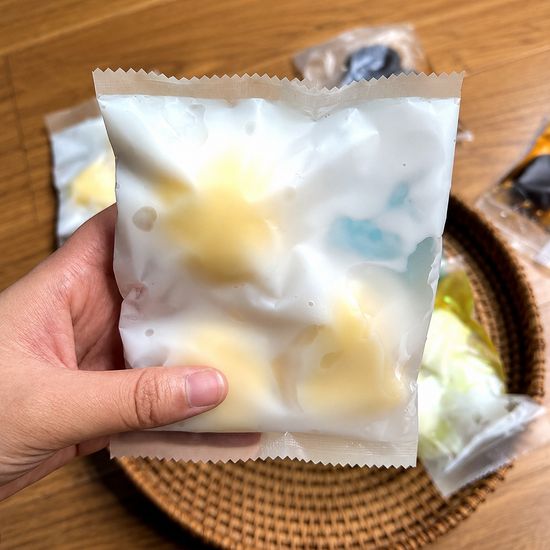 비닐팩 치즈 왁뿌볼 3P 크런치말랑이 키덜트 장난감