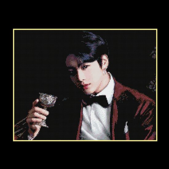 보석십자수 BTS 방탄소년단 큐빅페인팅 v3 정국 40x50