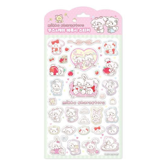 미코 캐릭터즈 에폭시 스티커 무스&캐미