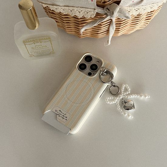 pastel stripe 디자인 [맥세이프 카드수납 폰케이스]