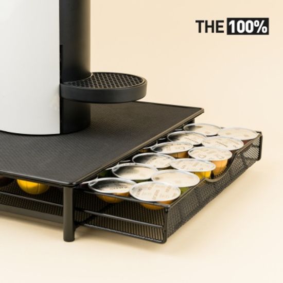 THE100% 버츄오 호환 캡슐커피 보관함 논슬립 서랍형 36구 홀더 거치대