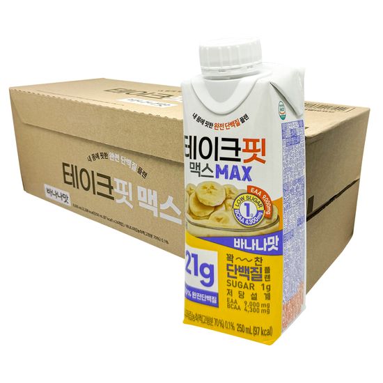 남양유업 테이크핏맥스 바나나맛 250ml 24팩