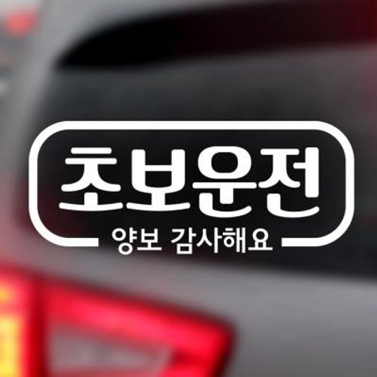 자동차스티커 초보운전스티커 004