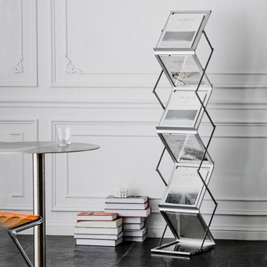 롬앤글라스 북타워 북선반 매거진랙 잡지꽂이 진열대