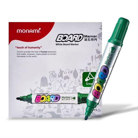 모나미 보드 마카펜 초록색(1갑12개입)(WB980D8)