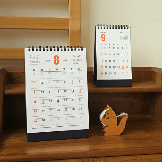 오첵 2026년 15개월 탁상 달력 레트로