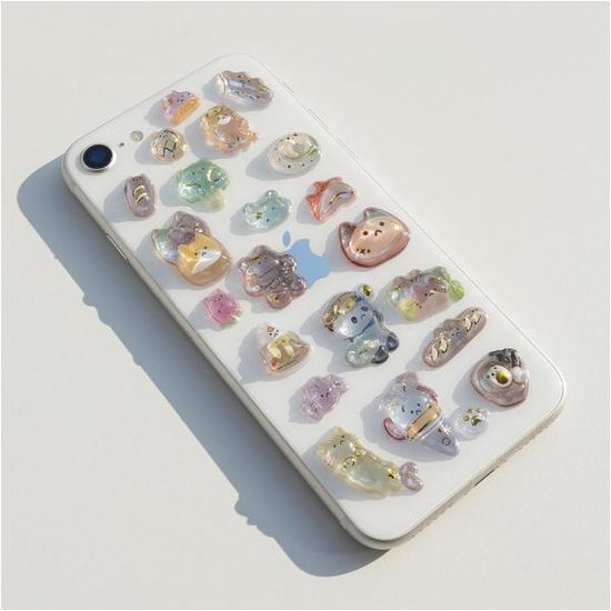 핑크풋 애니멀물방울드롭스티커