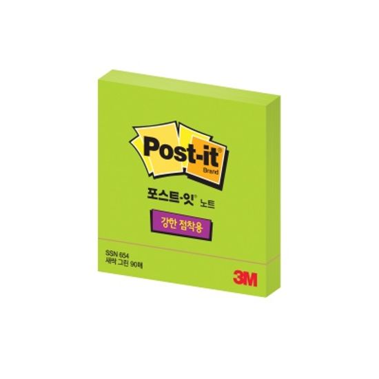 3M 포스트-잇 강한점착용 노트 SSN 654