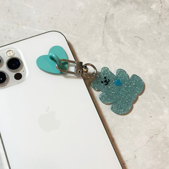 납작귀요미 D고리형 키링