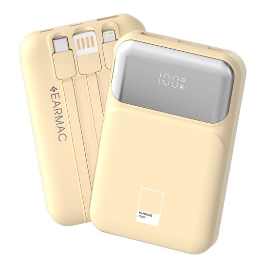 이어맥 팬톤 빌트인 케이블 고속 보조배터리 10000mAh