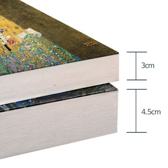 클림트 - 부채를 든 여인, 캔버스 액자