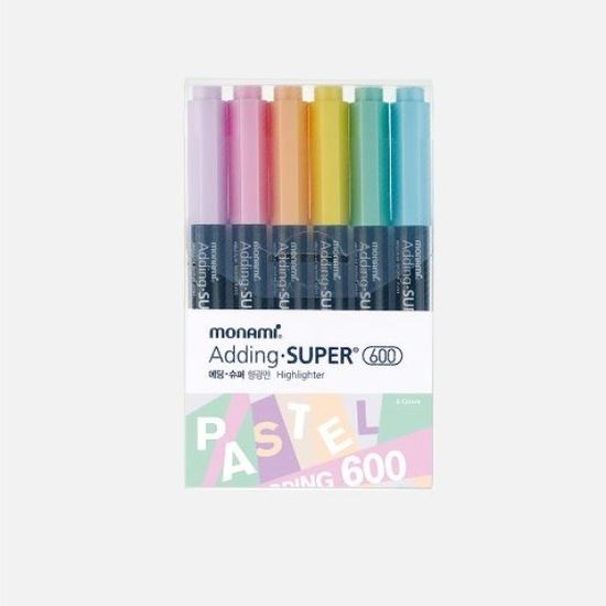 에딩슈퍼 형광펜 600 6색세트