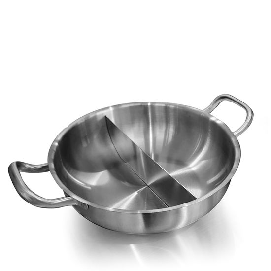 키친아트 이지 IH 스텐 반반냄비 30cm