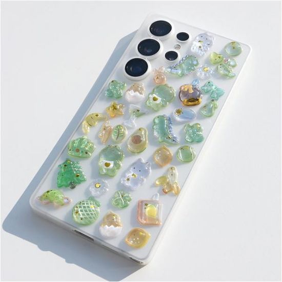 핑크풋 컬러물방울드롭스티커