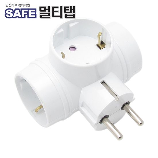 멀티탭 3구 접지 T형