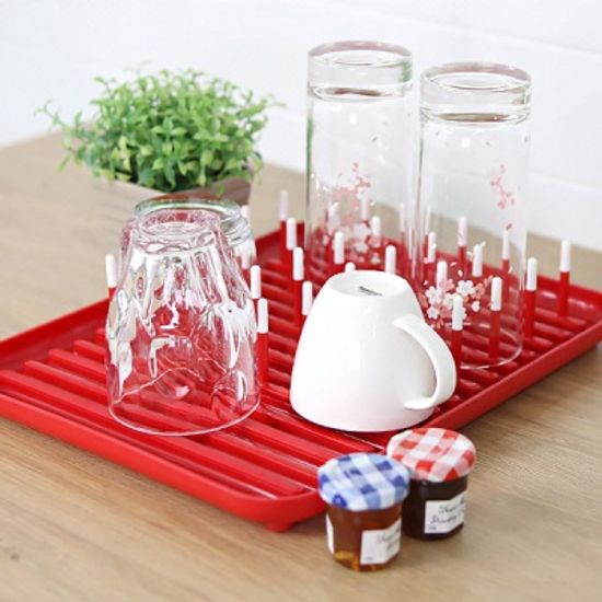 일본생산 주방접시 컵받침 트레이 식기건조대 MODERNO