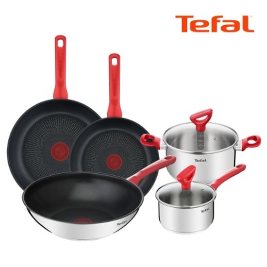 테팔 레드 인덕션 프24+28+멀28+편16+양20
