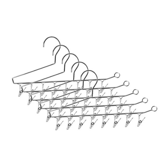 다용도 양말 집게 옷걸이 5p 세트