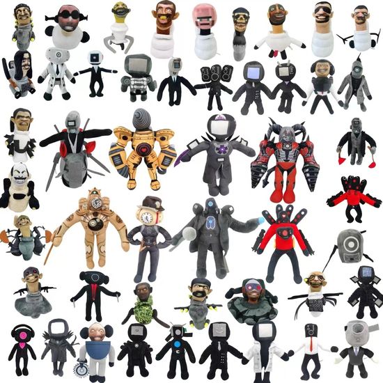 핫한 스키비디 토일렛 봉제 인형 특이한 틱톡 인싸템