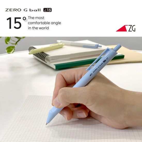 제로지볼 15도0.5mm 유성 5종 세트 (블랙잉크)