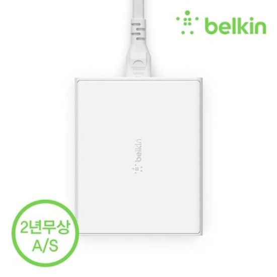 벨킨 4포트 USB-C PD GaN 고속 충전기 WCH010kr
