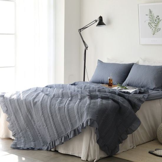 시원함을 더한 시어서커 여름차렵이불 패드 단품 세트