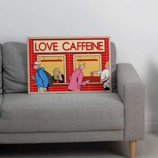 love caffeine, My casual day 인테리어 그림 액자