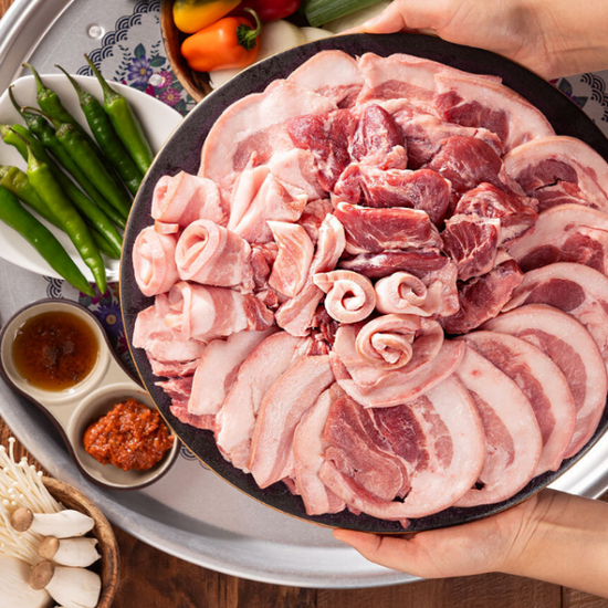[대한민국농수산] 국내산 돼지고기 뒷고기 600g