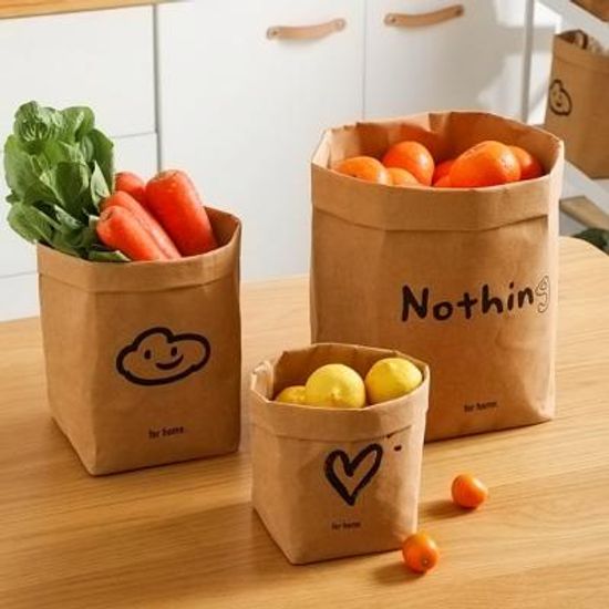 종이바구니 예쁜 다용도 과일 수납 정리 바스켓