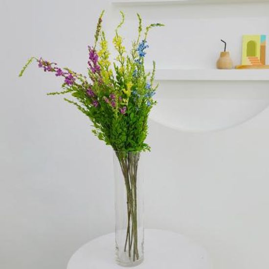 이너스 조화 설유화 싸리꽃 가지 1P