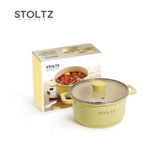 슈톨츠 머랭 쿡웨어 IH 양수냄비 20cm + 유리뚜껑