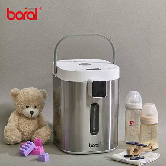 보랄 자동 출수 3.5L 보온포트 보온병 BR-Y350WP