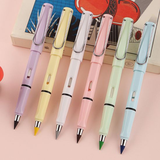 [한정판매] 깎지않는 무한 색연필 12색 세트 