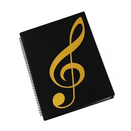 전문가용 악보 바인더 60매 블랙