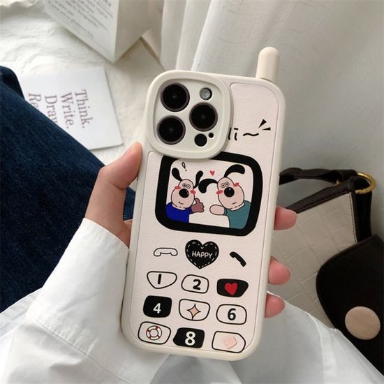 갤럭시 s22 21 20 캐릭터 레트로 전화기 안테나케이스