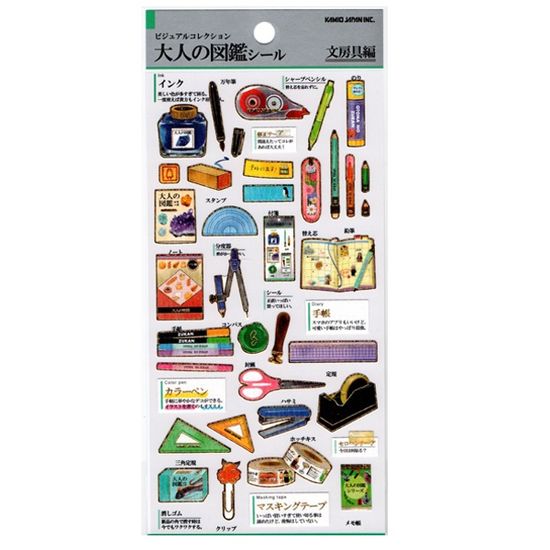 카미오 어른의도감 디즈니 스티커 문방구(st277)