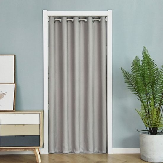 중문 방풍 암막커튼 압축봉 포함  235cmX150cm   4col