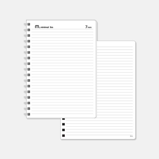 4500 7mm라인PP노트(B5) 