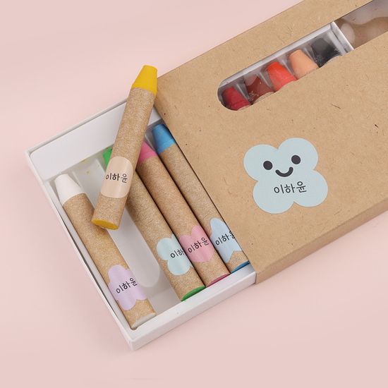 프리미엄네임스티커A4도형파스텔