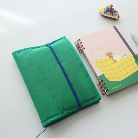 폴리샤샤 방수 누빔 밴딩 북커버 다이어리커버