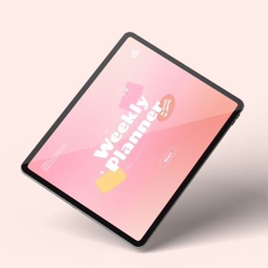쏘슬러시-디지털 위클리 플래너