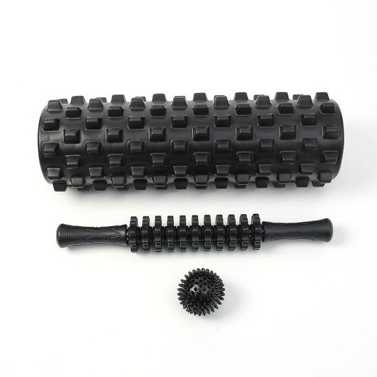 힐링타임 마사지볼+마사지스틱+폼롤러 세트(45cm)홈트