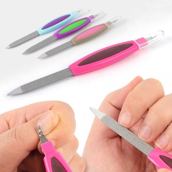 2in1 큐티클제거+버퍼 1P 네일케어 손톱손질 네일니퍼