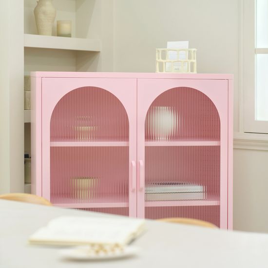 노아 3단 양문형 철제 선반장 2colors