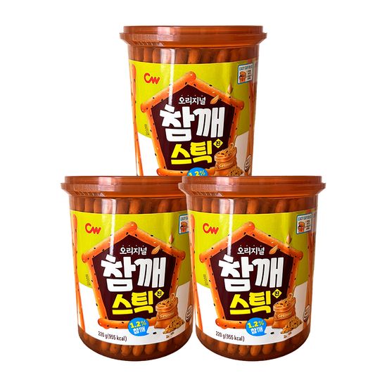 청우 참깨 스틱 220g 3개